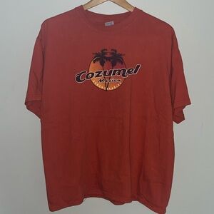 Vintage Mr Yazbek Heavy Weight 100% Cotton Cozumel Mexico Beach Paradise T-Shirt